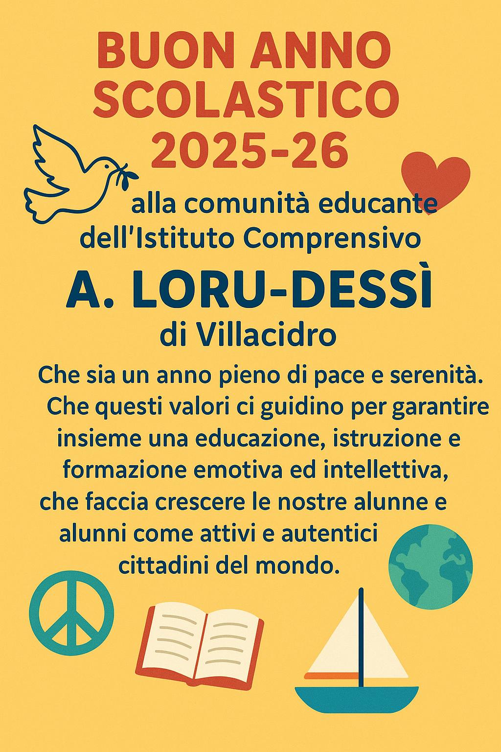 Auguri Nuovo Anno Scolastco 2025 2026